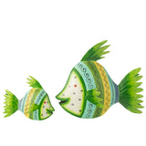Vue détaillée du poisson décoratif J-Line, style bohème et multicolore