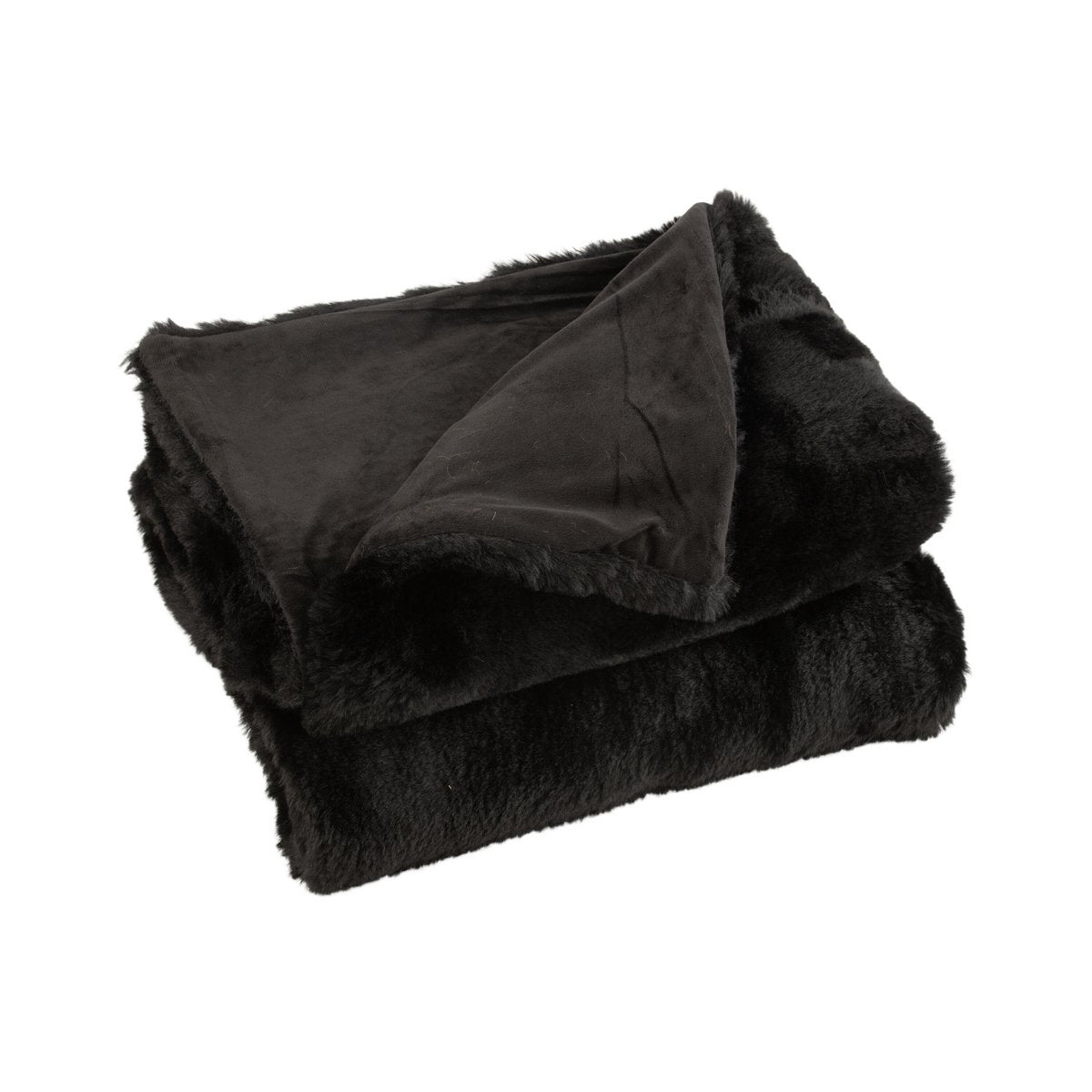 Ambiance cosy avec le plaid Cutie noir dans une chambre