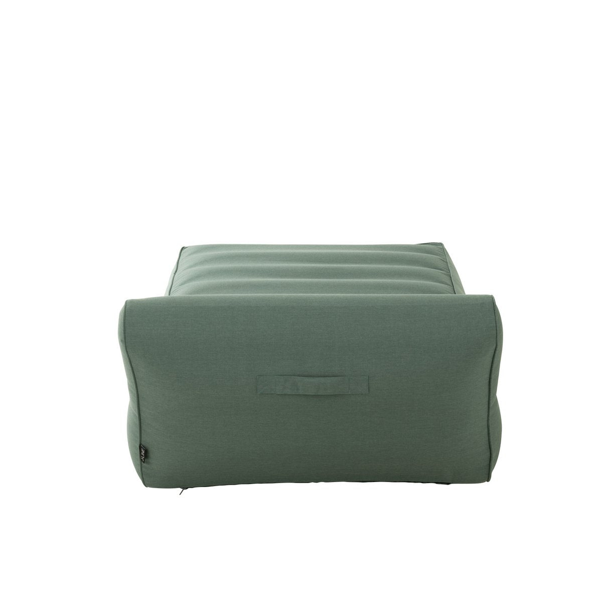 Ambiance jardin avec le matelas J-Line Helene en vert
