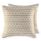 Coussin de canapé 40x40cm set de 12 pièces 2 x 6 coussin décoratif PU coton et jute naturel