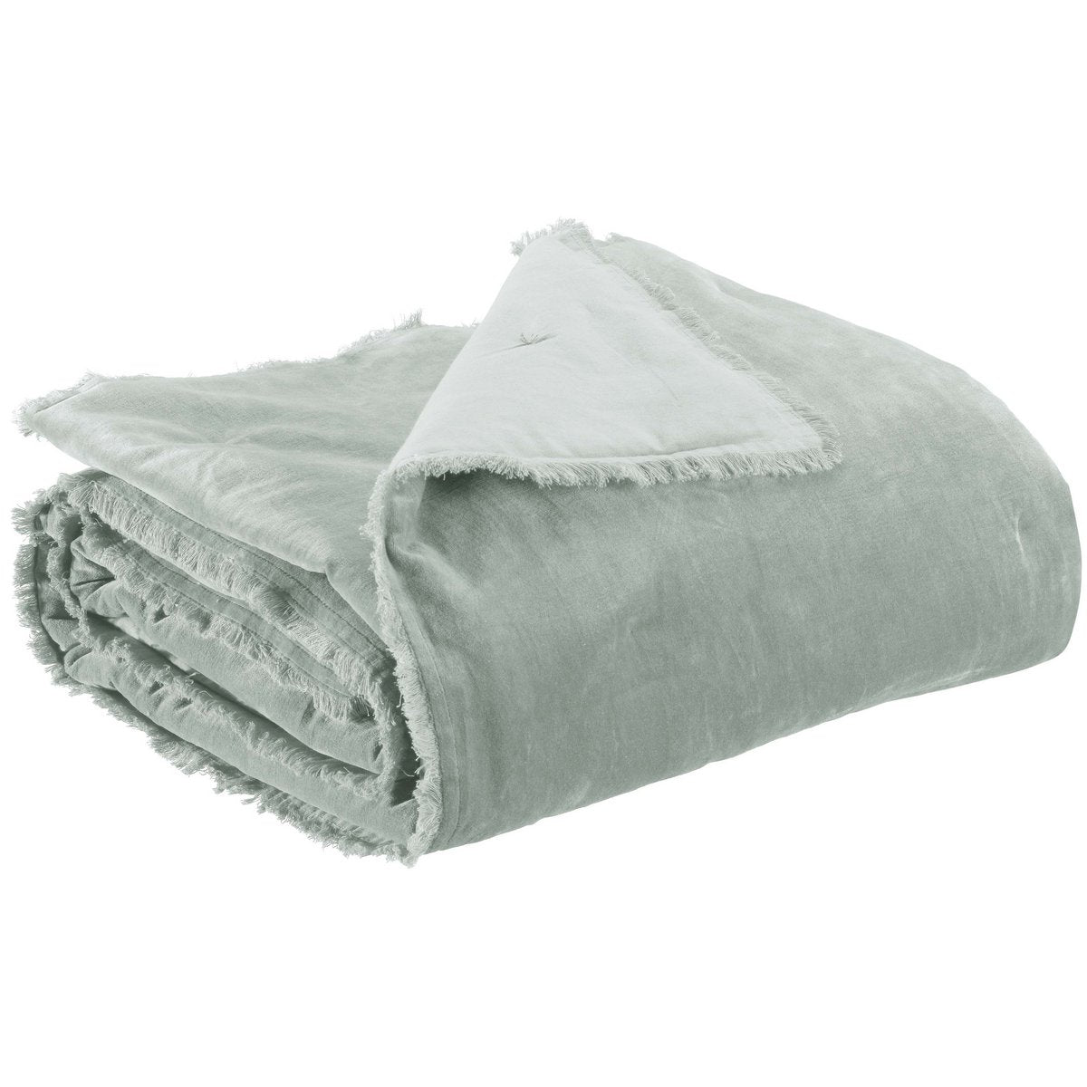 Jeté uni Fara Titane 240x260 - vue d'ensemble