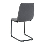 Chaise, lot de 2 avec structure luge