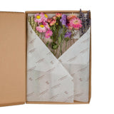 Droogbloemen - Fleurs dans une boîte aux lettres - Rose - 5 pièces - ↕30cm