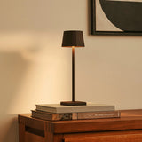 Lampe à poser rechargeable marron moka William