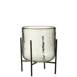 Lanterne J-Line Windlicht Standing en extérieur, illuminant un espace convivial