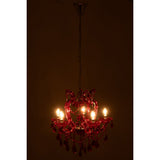Détail du design vintage de la lampe à suspension J-Line Kand Antique