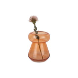 Vase Excelente de Present Time, vue de profil, couleur orange