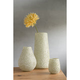 Chrysanthème Mini J-Line en plastique jaune clair, vue de face