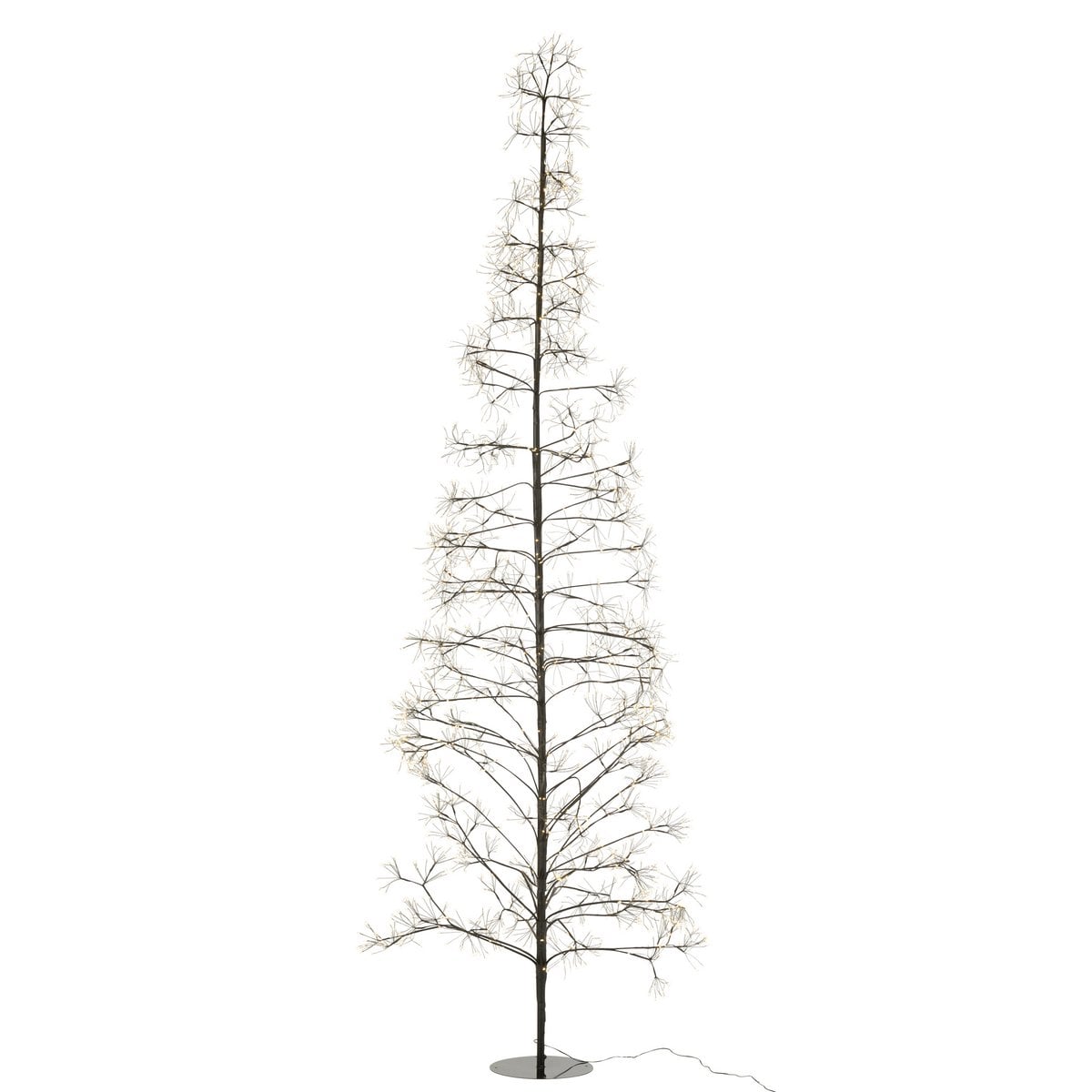 Vue latérale de la guirlande J-Line Boom 3000 Led en intérieur