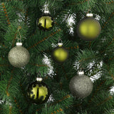 Set de boules de Noël Boules en verre Marron foncé