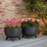 Jardinière d'extérieur Doppio Anthracite