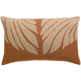 Coussin Nilos Moka 40 x 65 en lin et coton, design contemporain