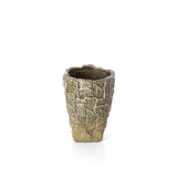 Vase Texture Roche - Pierre Grise - S