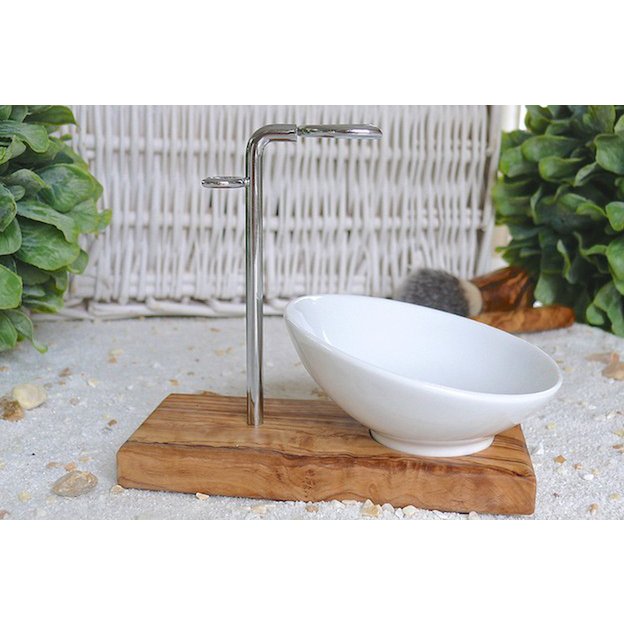 Porte-blaireau CLASSIC PLUS avec dimensions visibles