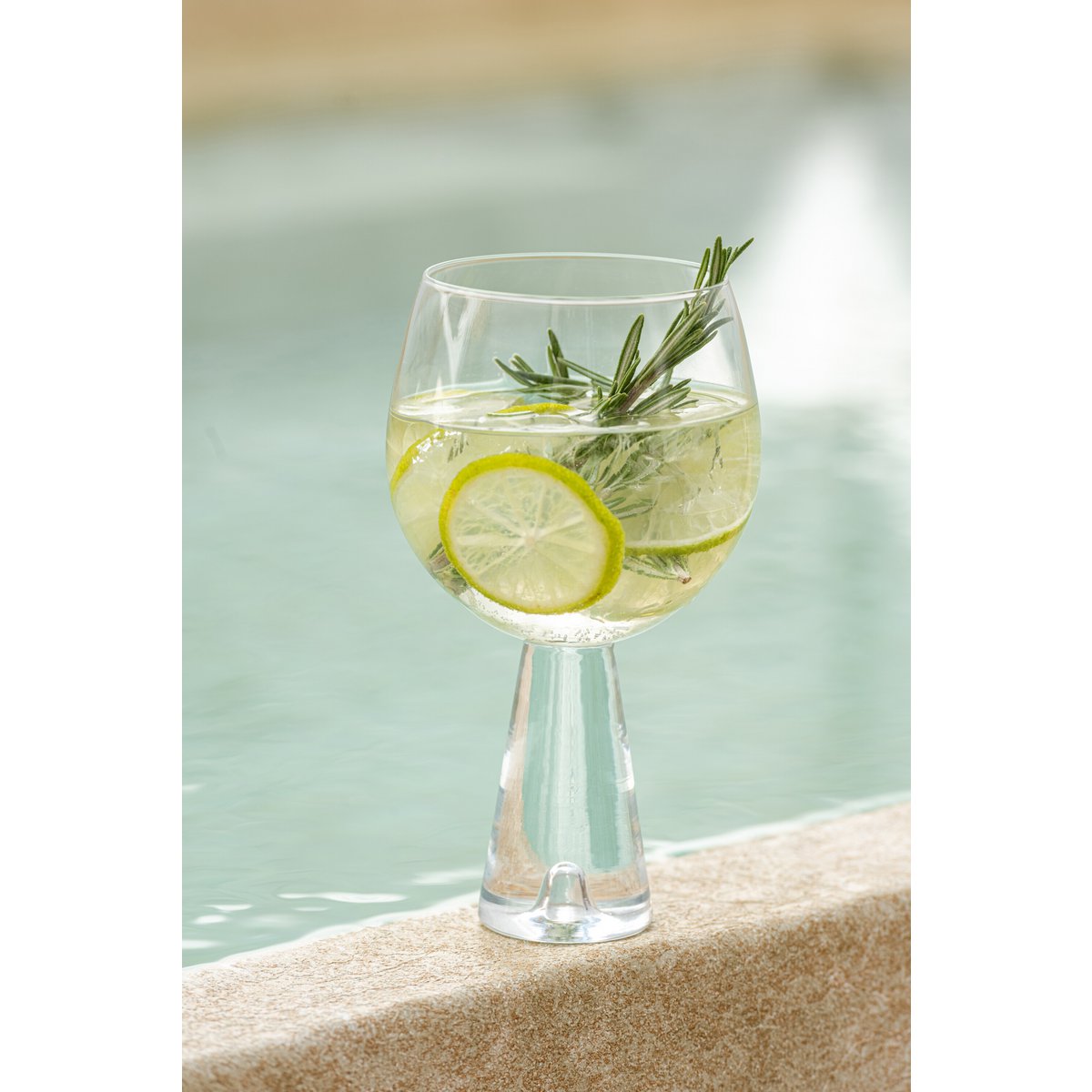 Verre de vin J-Line transparent, vue de face