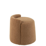 Pouf Teddy dans un salon moderne, ambiance cosy