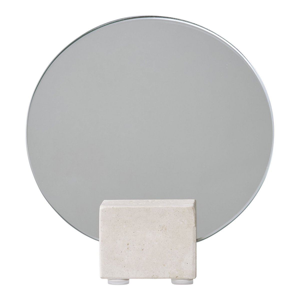 Miroir de table sur une console moderne