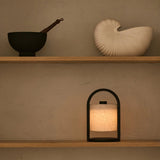 Lampe rechargeable en bois noir River