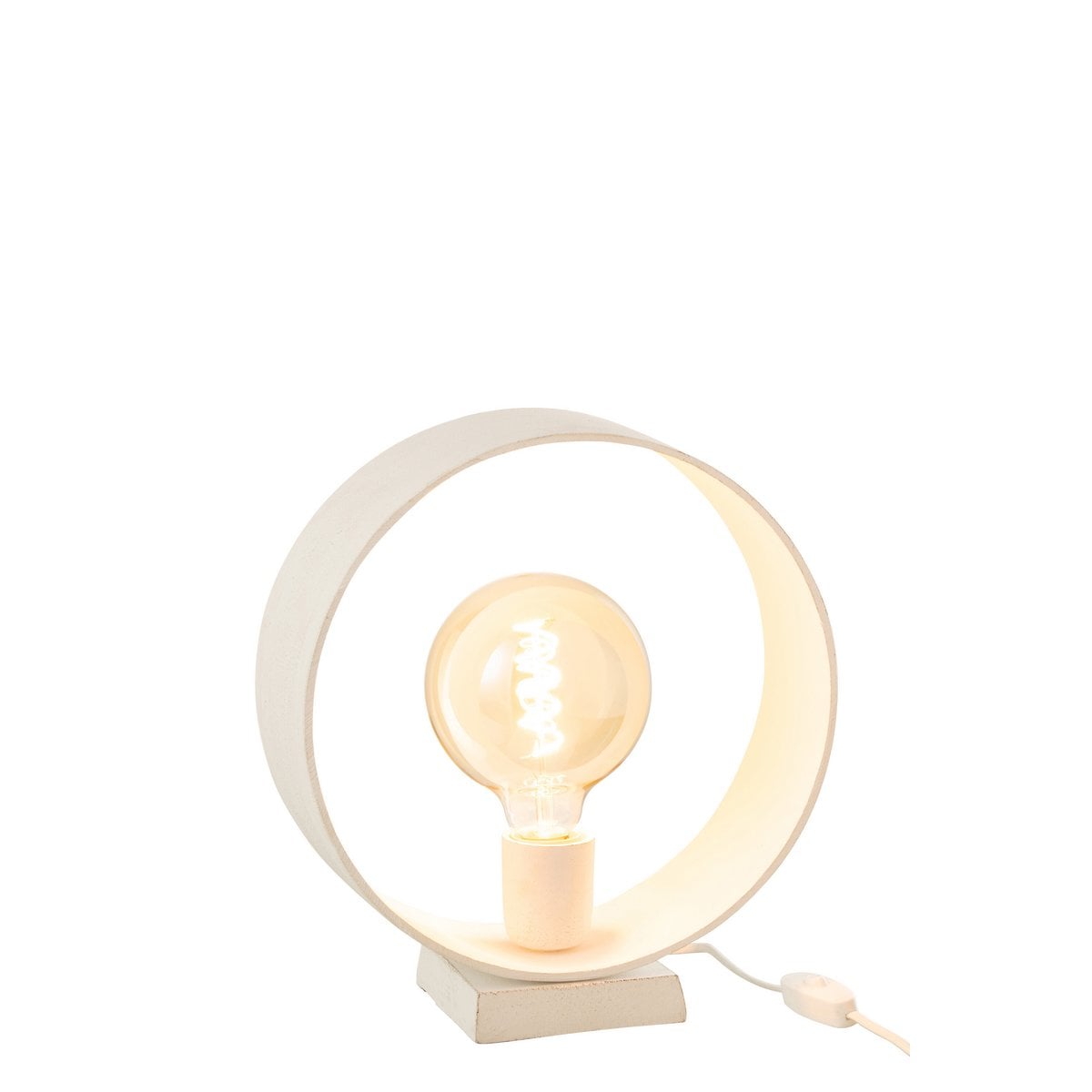 Lampe J-Liline Circle sur une table de nuit élégante