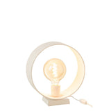 Lampe J-Liline Circle sur une table de nuit élégante