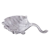 Coquille décorative en aluminium ginkgo grande coque en or ou en argent