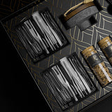Kit de fumage à whisky en granit avec copeaux de bois
