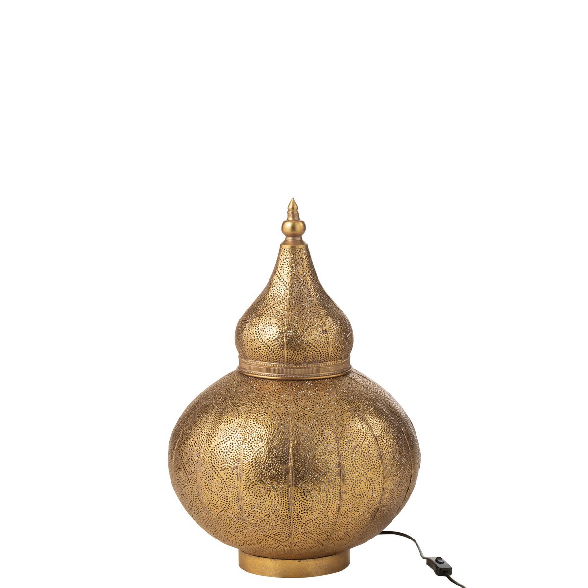 Vue latérale de la lampe J-Line Aladin, dimensions et style