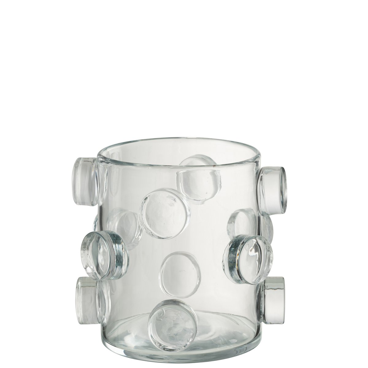 Vase Caillé J-Line en verre transparent, élégant et moderne