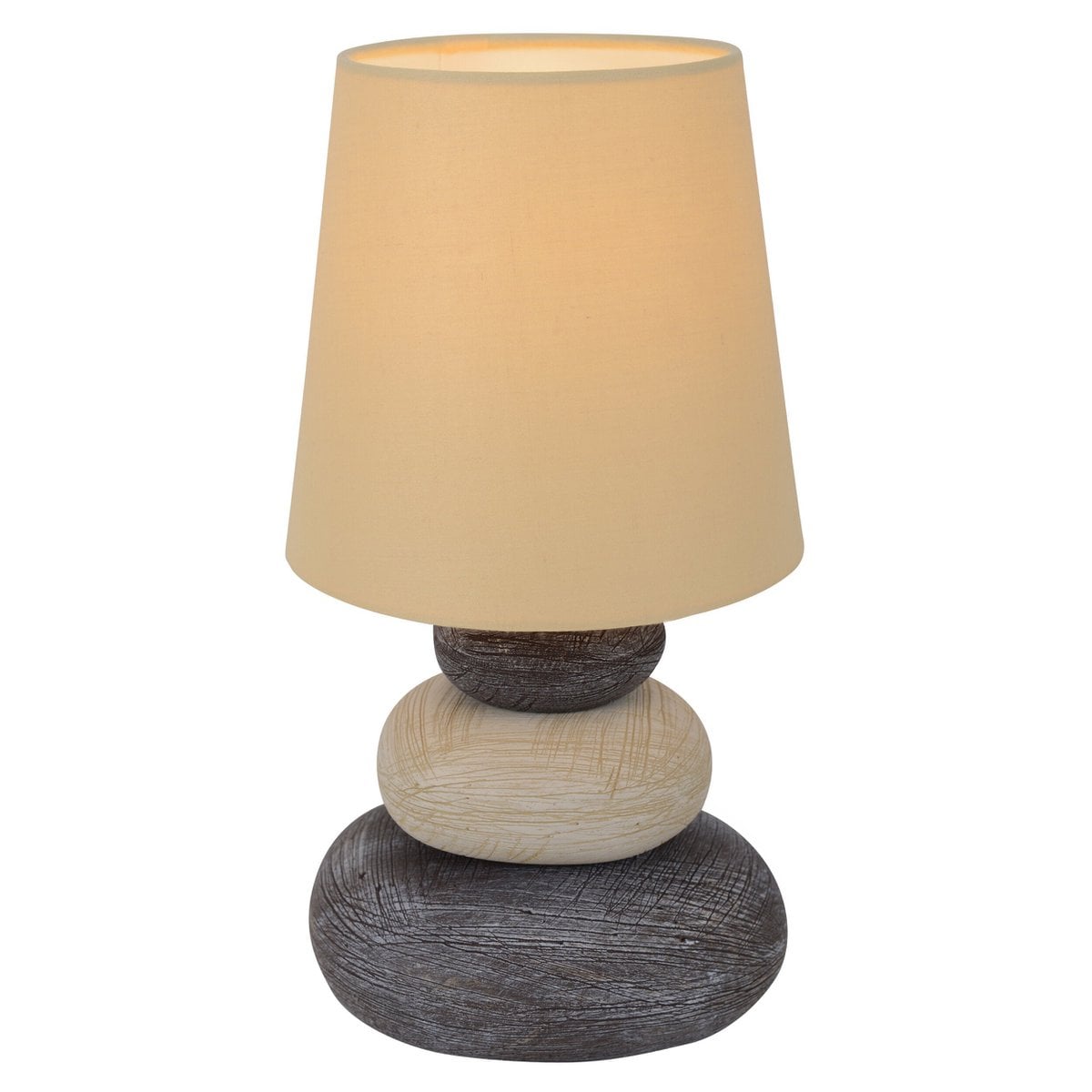 Lampe de table Stoney en céramique, vue de face