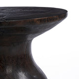 La table d'appoint Hourglass - Noyer foncé
