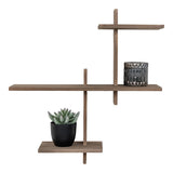 Étagère Gavi avec objets de décoration, mise en scène élégante