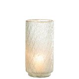 Lanterne J-Line Edge en verre doré, vue de face