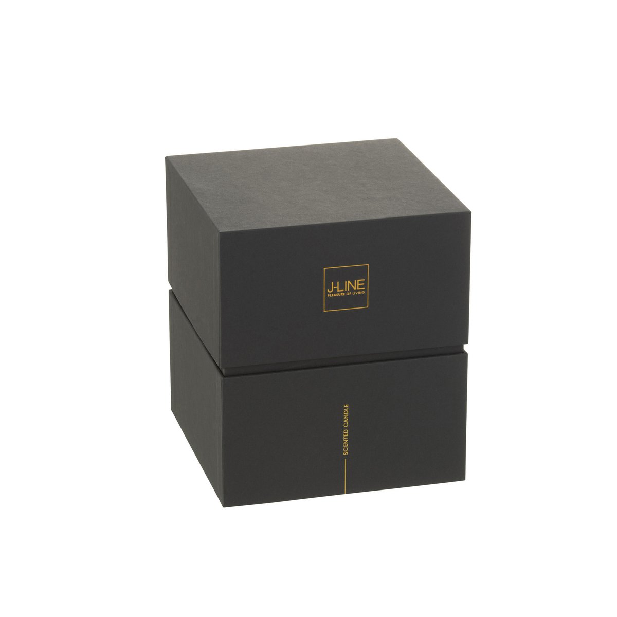 Détail de la bougie J-Line Noa mettant en avant le parfum de bois de santal.