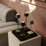De Pijp Mini lampe de table rechargeable marron moka
