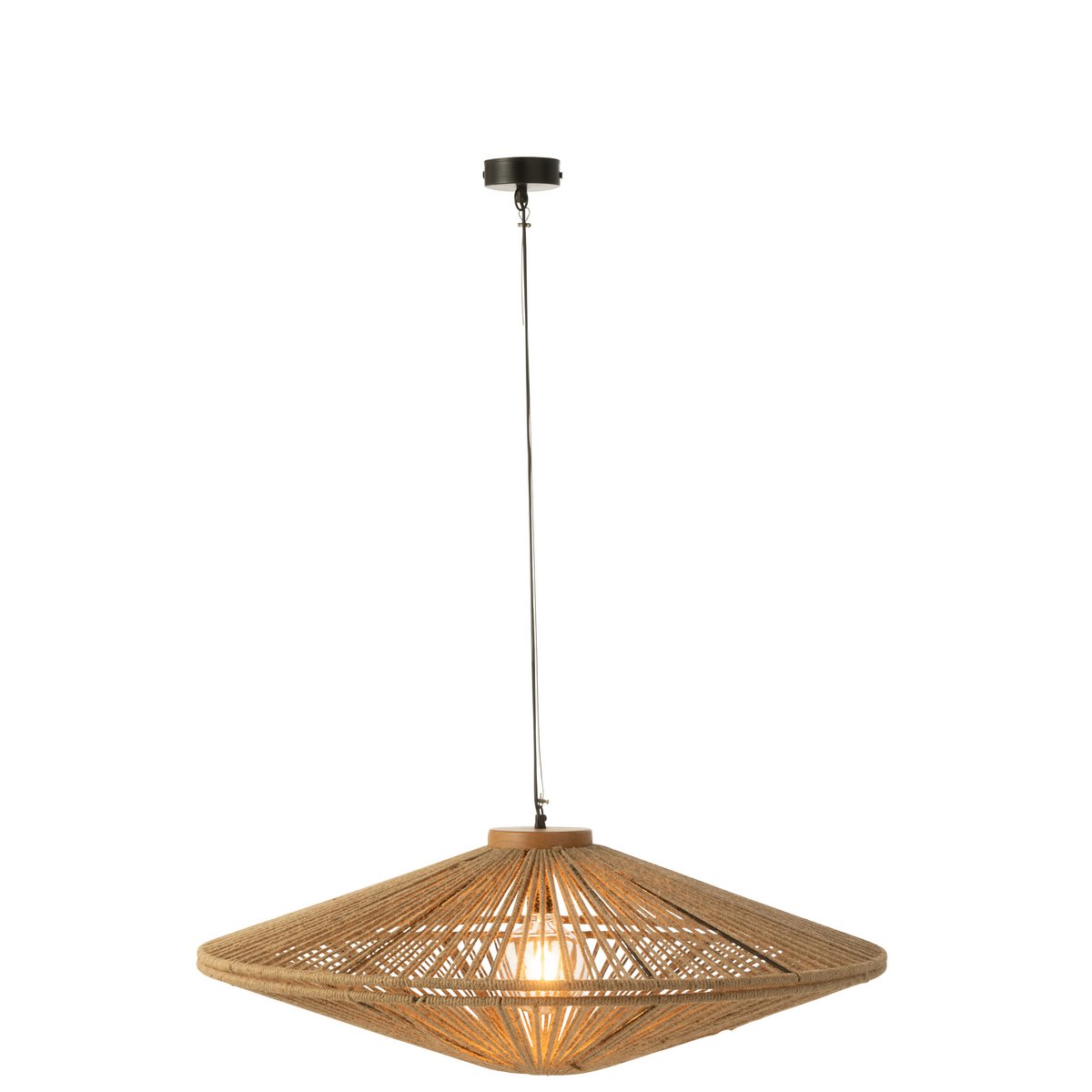 Lampe Ovni J-Line suspendue dans un intérieur élégant