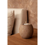 Le bougeoir Cavestone - Marron