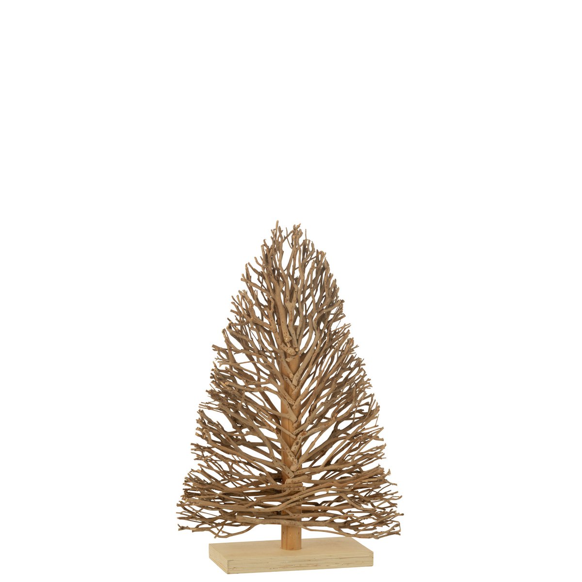 Serre-livres J-Line Liline en bois naturel, vue latérale