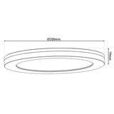 LAMPL LED "Bonus", fonction, lampe au plafond métallique.
