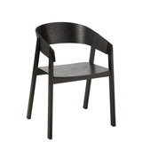 J-Line Chaise Naga Frêne/Corde Noir