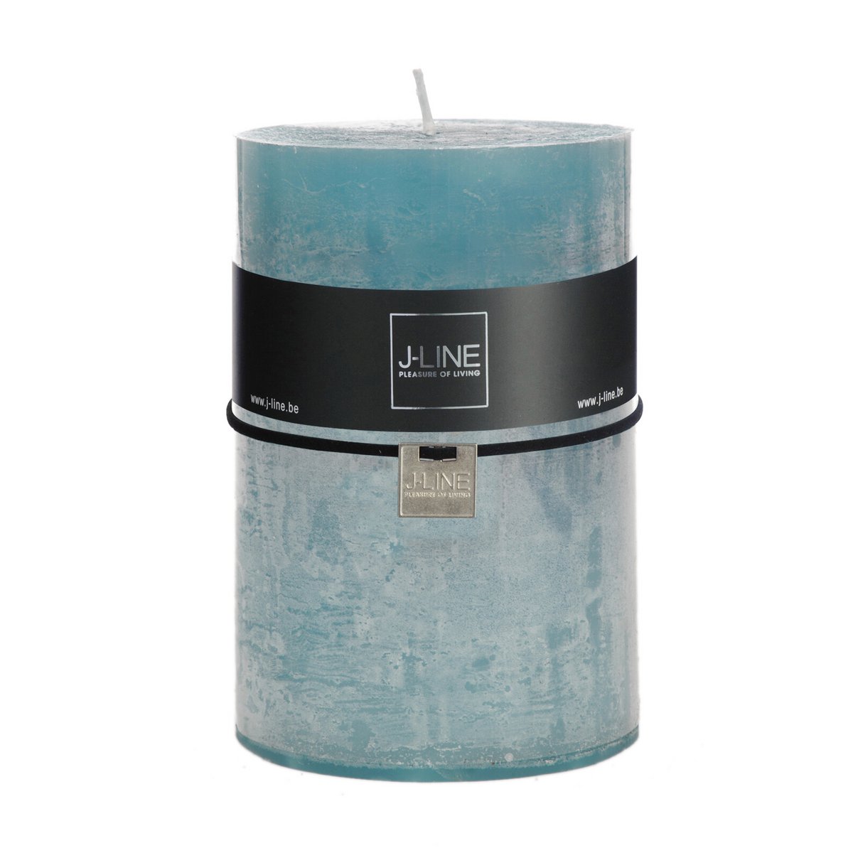 Bougie cylindrique J-Line extra large, mise en scène dans un salon moderne