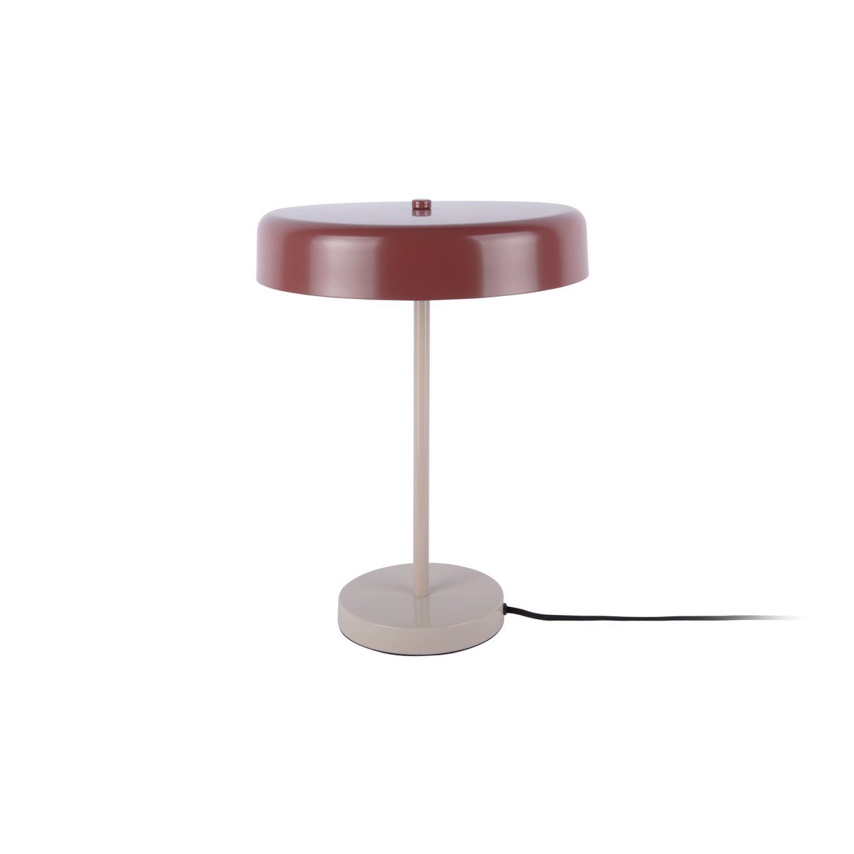 Lampe de table Reina Palo de Leitmotiv, design élégant et couleur rouge