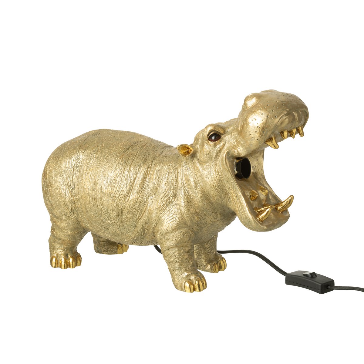 Lampe de table J-Line Hippopotamus sur une table moderne