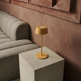 Lampe de table rechargeable Hugo Ambre Jaune