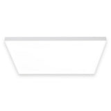 Panneau LED lampe de plafond "Carente" Longueur latérale 45 cm, sans cadre, de nombreuses fonctions, en métal et en plastique, blancs, LED intégrés