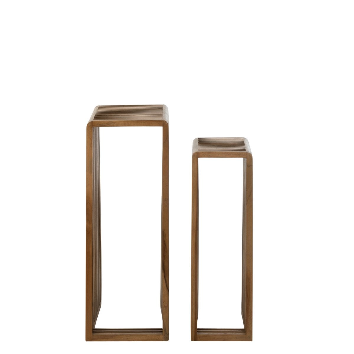 Ensemble de deux tables J-Line Cube, ambiance intérieure