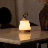 Lampe rechargeable Liv marron clair