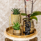 Maison Colibri | Bol décoratif - Plateau rond doré Ø30cm