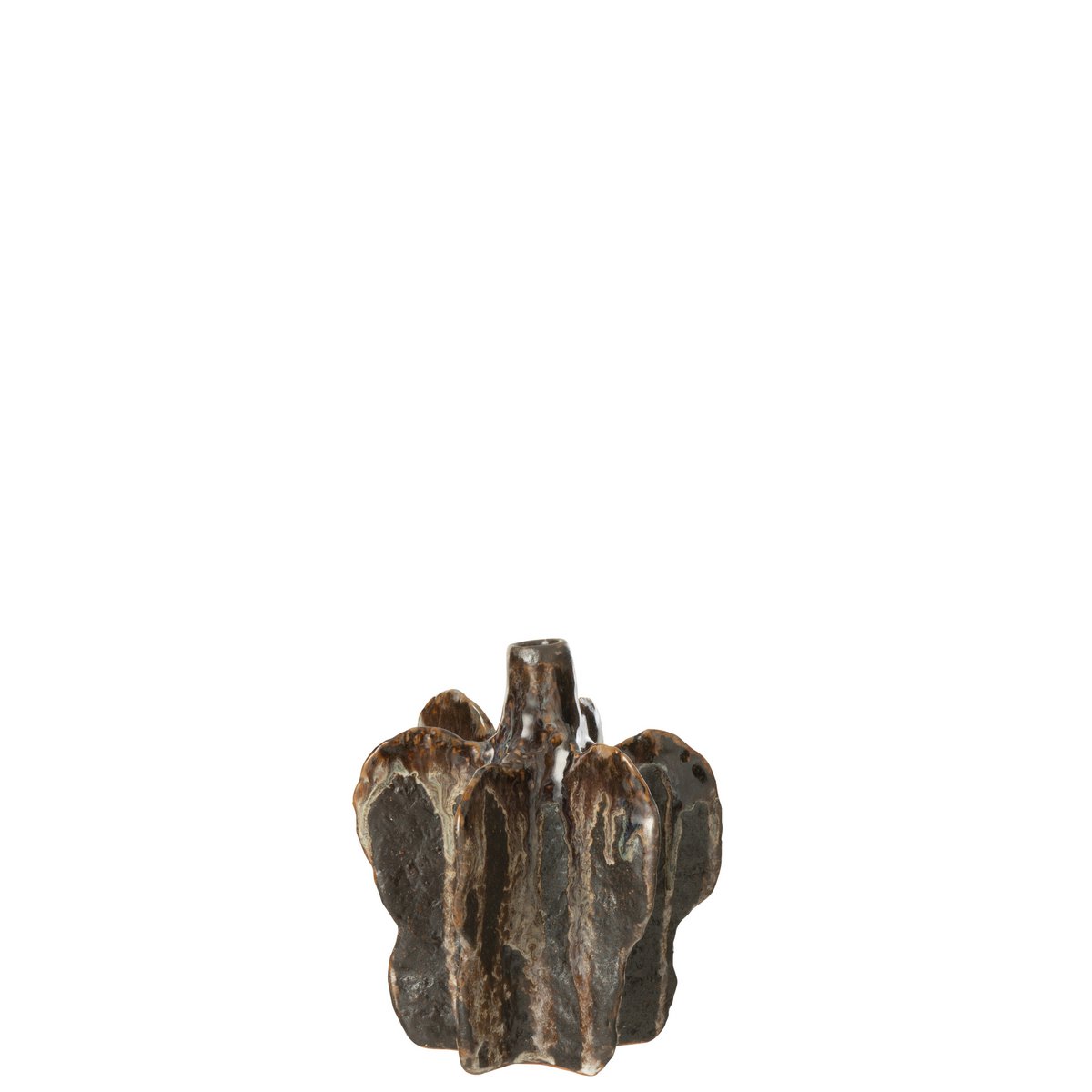Vase Naga J-Line sur une table, ajout de style contemporain