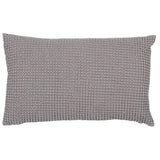 Coussin Maia Gris Orage - Vue avant avec texture nid d'abeille