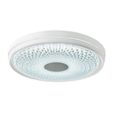 Plafond LED "Boise" Ø 51 cm avec de nombreuses fonctions, en métal et en plastique, blanc, avec des LED intégrées, éclairage pour le salon ou le bureau